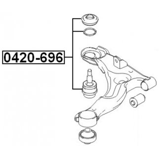 Опора шаровая FEBEST 0420-696 фото 2