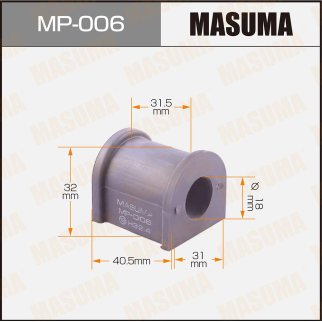 Втулка переднего стабилизатора Masuma MP-006 фото