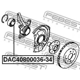 Подшипник ступицы FEBEST DAC4080003634 фото