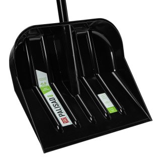 Лопата снеговая пластиковая 460х400х1430мм стальной черенок PALISAD фото 4