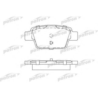 Колодки тормозные PATRON PBP1469 фото