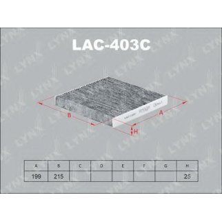 Фильтр салона LYNXauto LAC-403C фото