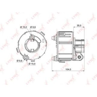Фильтр топливный LYNXauto LF-993M фото