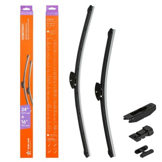 Щетки стеклоочистителя (к-кт) AirLine AWB-BK-600-400K фото