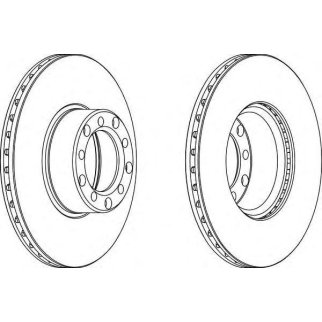 Торм.диск зад.(325x20) 5 отв. фото