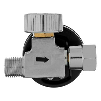 Регулятор давления с манометром для краскопульта K1500, 12 бар, 1/4 DENZEL фото 3