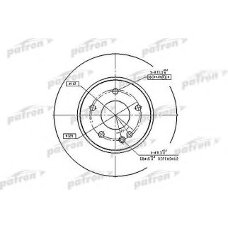 Диск тормозной PATRON PBD2779 фото