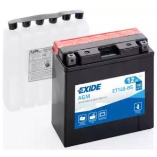 Аккумулятор мото EXIDE ET14B-BS фото