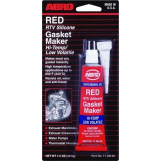 11-AB-42-R_герметик! прокладок силиконовый красный 42.5г ABRO фото