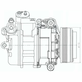 Компрессор кондиц. для а/м BMW X5 (E53) (00-) 3.0i/3.0D (LCAC 2682) фото 3