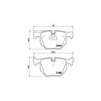 Колодки тормозные к-кт brembo P 06 029 фото