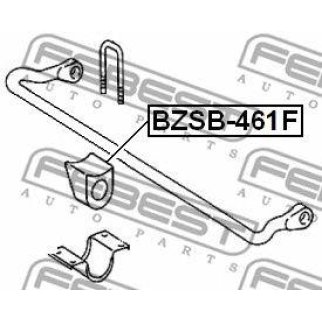Втулка (сайлентблок) переднего стабилизатора FEBEST BZSB-461F фото