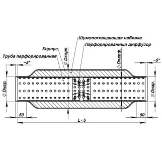 Пламегаситель универсальный TRIALLI ESM60400D фото 3