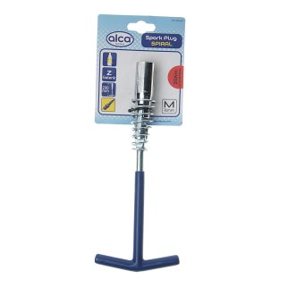 Ключ свечной 16 6гр Т-образный карданный с пружиной ALCA фото