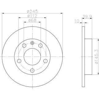 Диск тормозной TEXTAR 921062 03 фото