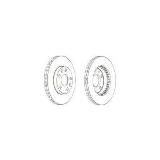 Диск тормозной передний вентилируемый FERODO DDF2078C фото