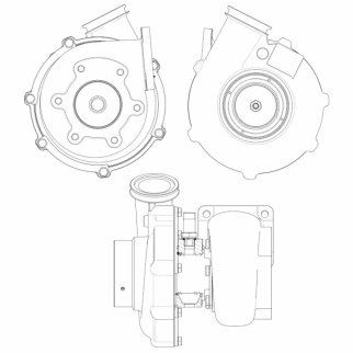 Турбокомпрессор для а/м MAN TGA (02-)/TGS (07-) с дв. D2066 (тип K29 ) (d крыл. 68,8 мм) (LAT 1222) фото 4