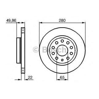 Тормозной диск передний Premium 1 (цена за 1 шт.) фото