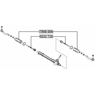 Тяга рулевая T32 J11E фото 2