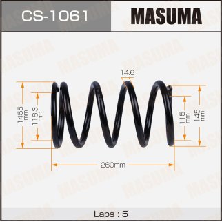 Пружина задняя Masuma CS-1061 фото