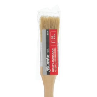Кисть плоская "Стандарт" 1", натуральная щетина MATRIX фото 4