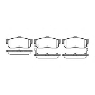 Колодки тормозные к-кт REMSA 0366.22 фото