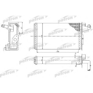 Радиатор отопителя ALFA ROMEO: 145, FIAT: TEMPRA, TIPO, LANCIA: DEDRA all, 88- фото