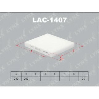 Фильтр салона LYNXauto LAC-1407 фото