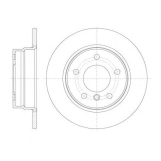 61013.00_диск тормозной задний! BMW E87 1.6/1.8/1.8D M47/N42/N45 04> фото