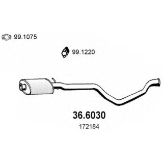 Глушитель основной ASSO 36.6030 фото