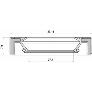 Сальник привода FEBEST 95GAY-29370808C фото 2