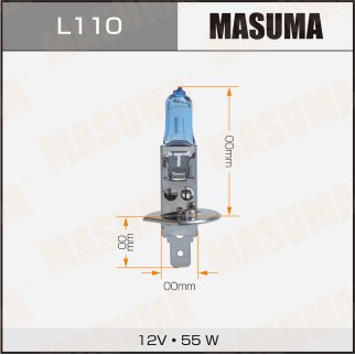 Лампа галогенная H1 12v 55W BLUE фото