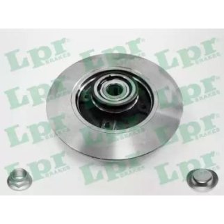 Диск тормозной CITROEN C4 1.4-2.0 04-/PEUGEOT 307 1.4-2.0 00- задний с подш. фото