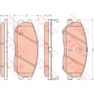 Колодки тормозные дисковые перед фото