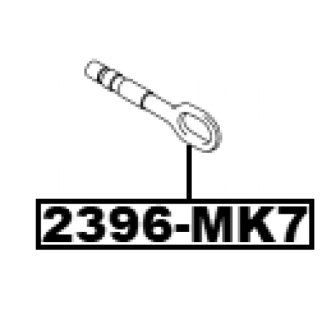Крюк буксирный AUDI A1 2011-2018 FEBEST 2396-MK7 фото 2