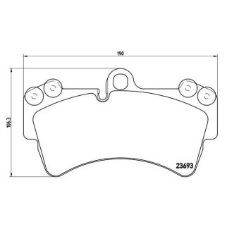 Колодки тормозные передние к-кт TRIALLI PF 4381 фото 3