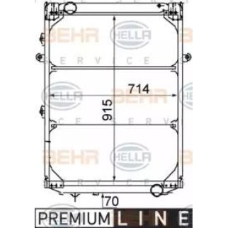 Радиатор основной Hella 8MK 376 709-561 фото