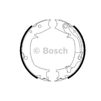 Колодки барабанные к-кт BOSCH 0 986 487 711 фото