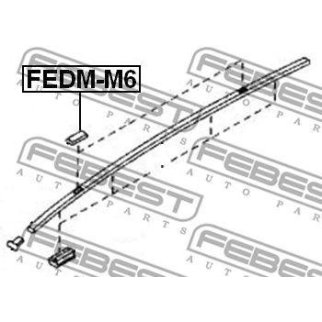 Заглушка молдинга FEBEST FEDM-M6 фото