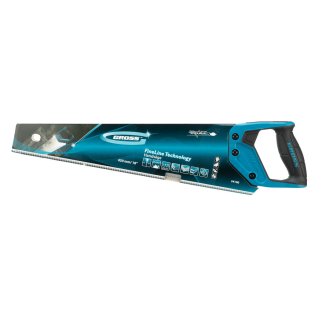 Ножовка по дереву "PIRANHA", 450 мм, 7-8 TPI, зуб - 3D, каленый зуб, 2-х комп. рук-ка GROSS фото 5