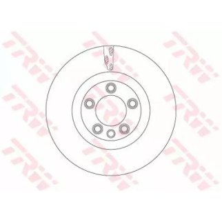 Диск тормозной передний вентилируемый TRW DF6772S фото