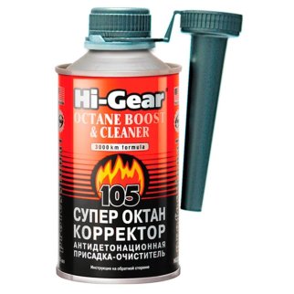 Присадка в бензин Hi-Gear корректор октанового числа фото