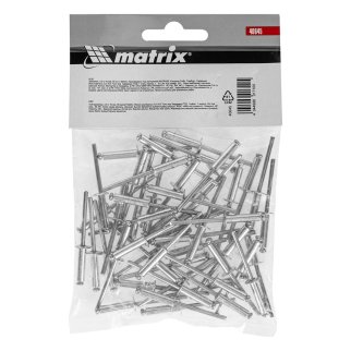 MATRIX 40645 Заклепки вытяжные 4,0x16мм алюминиевые 50шт фото 4