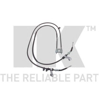 Трос стояночного тормоза средний левый,правый / MAZDA 2 (барабанные тормоза) 07~14 фото