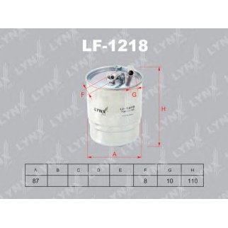 Фильтр топливный LYNXauto LF-1218 фото