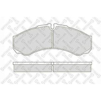 85-01444-SX_колодки дисковые STD ! 291210 без,165x66x18.3 с увел.ресурсомOmn Iveco Daily C/S-серия фото
