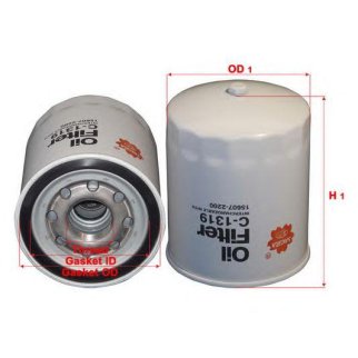 Фильтр масляный SAKURA C1319 фото