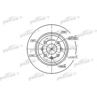 Диск тормозной PATRON PBD2772 фото