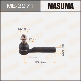 Наконечник рулевой Masuma ME-3971 фото