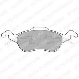 Колодки тормозные передние к-кт DELPHI LP1315 фото